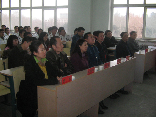 学校各部门领导光临此次活动